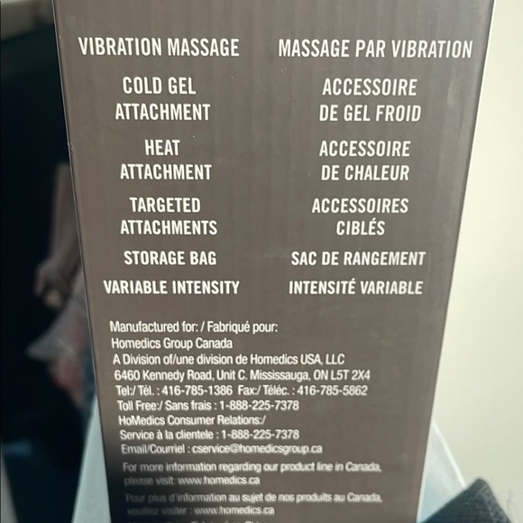 Homedics Blue and Gray Hot & Cold Massager - Picture 9 of 12